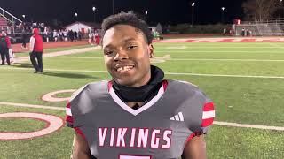 Post Game Interview Princeton SR RB Teryntino BrownFreeman [upl. by Alamaj]