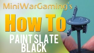 How To Paint Slate Black [upl. by Argella]