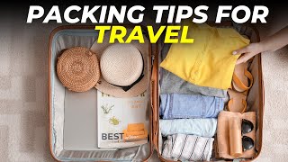 7 BEST Packing Tips for Travel👝 INSTANTLY Save Space [upl. by Eninnaj462]