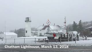 Chatham Light overlook during blizzard [upl. by Daza293]