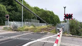 Risca Lime Kiln Level Crossing Caerphilly Friday 05072024 [upl. by Eicak]