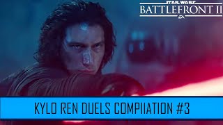 Kylo Ren 1v1 Duels Compilation  Star Wars Battlefront II [upl. by Namref]