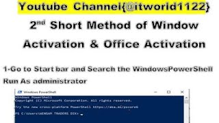 How to Find a Windows Activation Key Using WindowsPowerShell windows laptop tricks activation [upl. by Laehcimaj185]