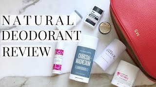 Natural Deodorant Review with Schmidts Agent Nateur Primal Pit and more [upl. by Asertal]