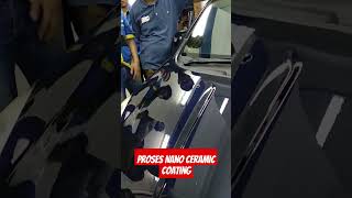 Proses Nano Ceramic Coatingpolishing polesmobil compounding salonmobil detailing [upl. by Aietal]