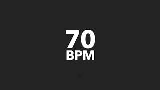 70 BPM  Metronome Flash [upl. by Annavoeg]