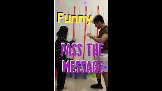 Pass the message relay  Fun game [upl. by Dadinirt]