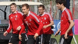 Impressionen von Holger Badstubers Comeback ins Teamtraining [upl. by Felten85]