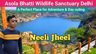 Asola Bhatti Wildlife Santuary 2024  Neeli Jheel Faridabad  Wildlife Sanctuary in Delhi [upl. by Claudian]