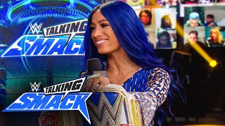 Sasha Banks calls out Carmella after another ambush Talking Smack Nov 14 2020 [upl. by Enytsirhc829]