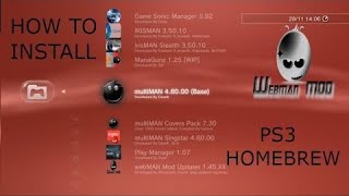 How To Install Homebrew For HENCFW On PS3 [upl. by Groome799]