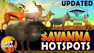 AMAZING HOTSPOTS in Vurhonga SAVANNA  Call of the Wild 202324 [upl. by Veriee]