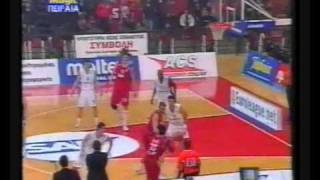 Olympiakos vs PAO 9275 Euroleague 2002 [upl. by Crespo]