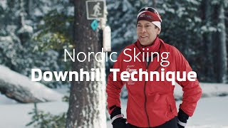 Nordic Skiing Form and Technique  Skiing Downhill [upl. by Solita850]