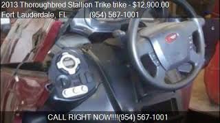 2013 Thoroughbred Stallion Trike trike for sale in Fort Lau [upl. by Malarkey371]