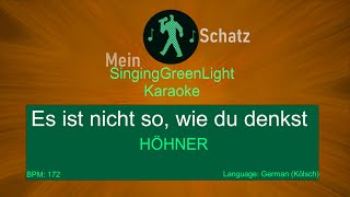 HÖHNER  Es ist nicht so wie du denkst  Karaoke Version  SGL 161 [upl. by Annoda]