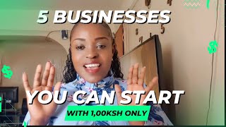 5 Small Business Ideas To Start In 2024 With Just 1000 Kenya Shillings [upl. by Nnairet]