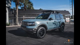 Brand New Ford Bronco Sport Customization  Stealth PPF Leveling Kit Light Bar Install  More [upl. by Alig]