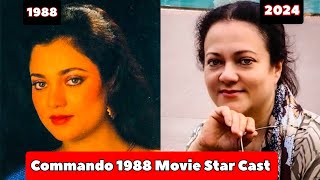 Commando 1988 Movie Star Cast  Then And Now  Actor Real Name  Mithun Chakraborty [upl. by Faso]