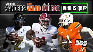 Who Is QB1 In The 2025 NFL Draft [upl. by Maril]