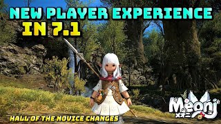 FFXIV New Player Experience Chnages in 71  Hall Of The Novice Updates [upl. by Ritchie332]