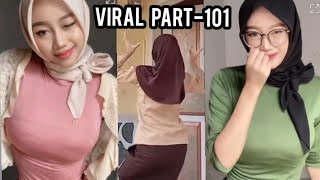 part101 viral kompilasi pesona hijab cantij goyang dance2024fyppp [upl. by Nivalc]