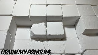 100 Fresh Plain White Chalk Crush  600K Celebration Pt 2  Oddly Satisfying  ASMR [upl. by Schnorr]