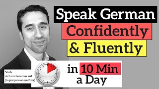 Learn to Speak German Confidently in 10 Minutes a Day  Verb sich vorbereiten auf to prepare for [upl. by Ettevi]