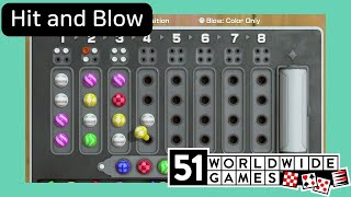 Hit and Blow  51 Worldwide Games Nintendo Switch Gameplay [upl. by Nilpik]