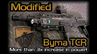 Modified Byrna TCR 3x more powerful than stock version [upl. by Suilenroc189]