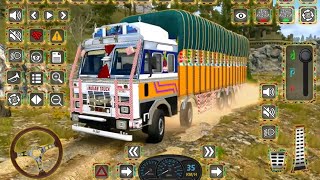 Lorry Truck Offroad Driving GameIndian Real Lorry Truck Wala Game Android Gameplay [upl. by Aihsilat]