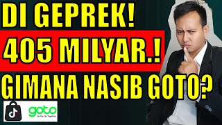 saham GOTO hari ini MENGERIKAN GOTO DIGEPREK 405 MILYAR GIMANA NASIBNYAsahamgoto [upl. by Ecirted]