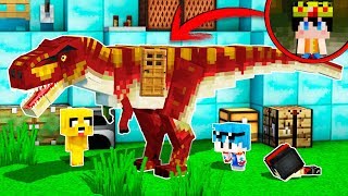 ¡LOS COMPAS SE ESCONDEN DENTRO DE DINOSAURIO 😂🔥 MINECRAFT EL ESCONDITE [upl. by Lamonica69]