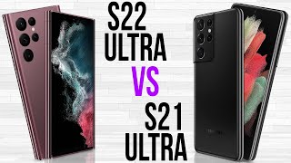 S22 Ultra vs S21 Ultra Comparativo [upl. by Enelrad]