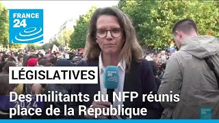 Législatives  les militants du Nouveau Front Populaire entre satisfaction et craintes [upl. by Nil]