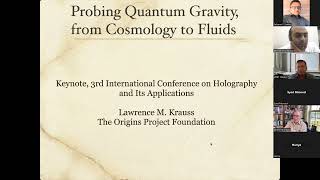 Title Probing Quantum gravity From Cosmology to Fluids [upl. by Arick]