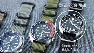 Another way to look at Seiko Turtle 6309 amp New Turtle SRP777 [upl. by Rosy]