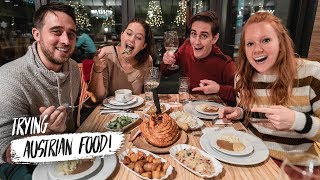 Austrian Food Is DELICIOUS  Food Tour in VIENNA AUSTRIA w The Travel Beans [upl. by Sorcim]