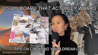 how to make a vision board that actually works amp creating your DREAM life [upl. by Scheck]