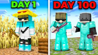 100 Days in Amplified Minecraft Hardcore – The Ultimate Survival Challenge [upl. by Irat]