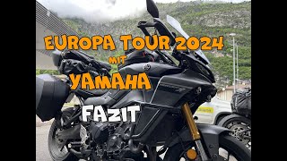 Yamaha Tracer 9GT 2022 Fazit nach 1700km durch 4 Länder😎 [upl. by Ymas]