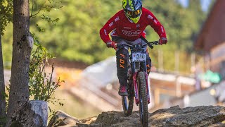 Czech Downhill Top on Trail Cup Rokytnice nad Jizerou Practice mtb motivation mtblove downhill [upl. by Schwartz]