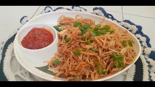 VEG NOODLES IN 10MIN😋DESI CHINESEBEST STREET FOODHomemade Vegetable Noodles👌Breakfastवेजनूडल्स [upl. by Notreve]