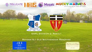 Roydon 01 Old Southendian Reserves [upl. by Elgar]