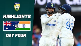 Australia v India 202425  Third Test  Day Four [upl. by Sidonia]