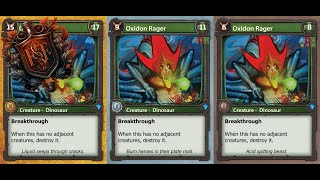 Oxidon Rager  Quick Card Thought Solforge Fusion [upl. by Annaj]