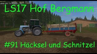 LS17  Hof Bergmann  91 Häcksel und Schnitzel [upl. by Nylirad]