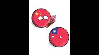 Top 4 strongest countries edit meme countryballs geography india trending russia usa china [upl. by Eigna]