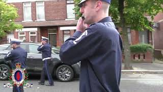 Noel Clarke Memorial FB  South Belfast Memorial Parade 140924 [upl. by Eitirahc]