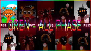 ALL PHASE  all OREN remix  Incredibox Sprunki Song [upl. by Ijneb]